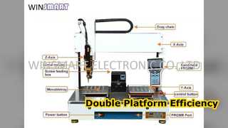डबल प्लेटफ़ॉर्म रोबोटिक स्क्रूड्राइवर दक्षता बढ़ाता है