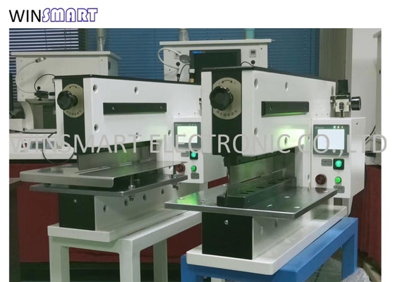 खरीदें अनुकूलित 3 मिमी रैखिक ब्लेड के साथ वायवीय पीसीबी वी ग्रूव कटर online manufacture
