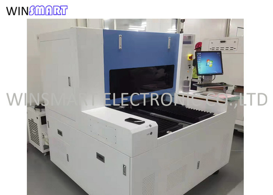 खरीदें बिना तनाव के डुअल टेबल सेमी ऑटोमैटिक लेजर पीसीबी डिपेलिंग मशीन online manufacture