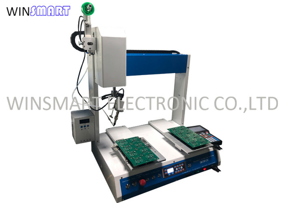 हीटर पीएलसी नियंत्रण 0.6-1.6mm Solder Wire रोबोटिक सोल्डरिंग मशीन