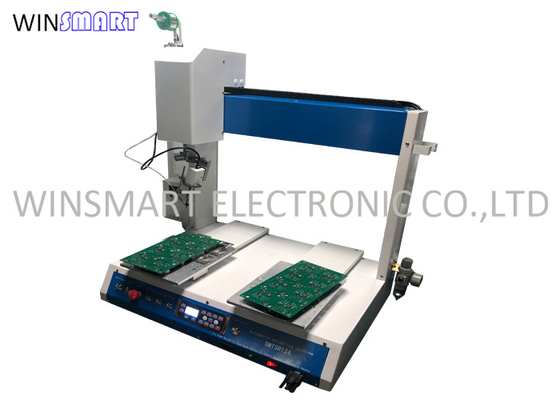 पीएलसी नियंत्रित 0.6-1.6mm Solder Wire अर्ध स्वचालित Soldering Robot